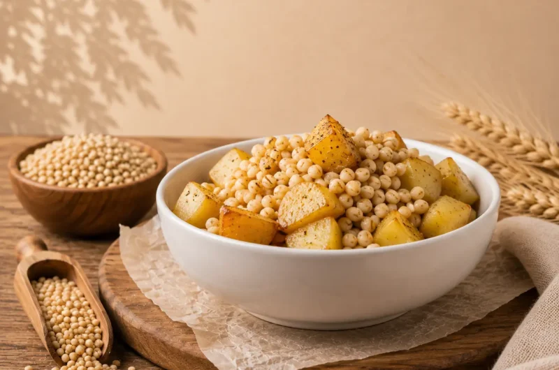Papas con mote